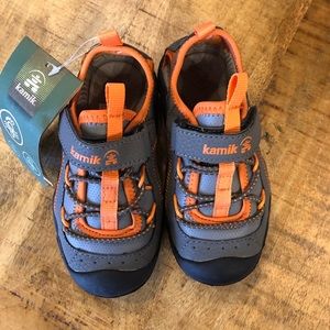 NIB Kamik Electro 2 Toddler sandal shoes size 9 Grey/orange size 9 NEW